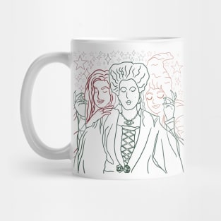 hocus pocus line art Mug